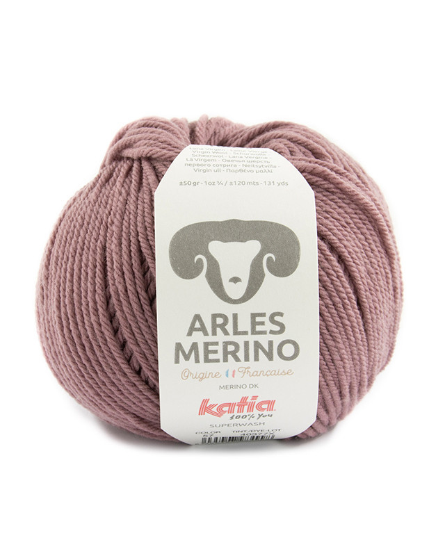 Fil à Tricoter KATIA VERSAILLES - Lot Couleurs : Blanc, Ecru, Marron, Rose