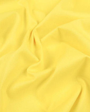 Tissu bio : popelinede coton jaune - Mercerine