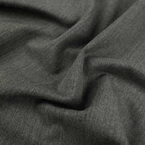 Drap de laine fin gris - 10cm