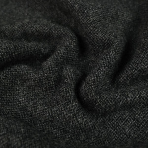 Drap de laine gris chiné - 10cm