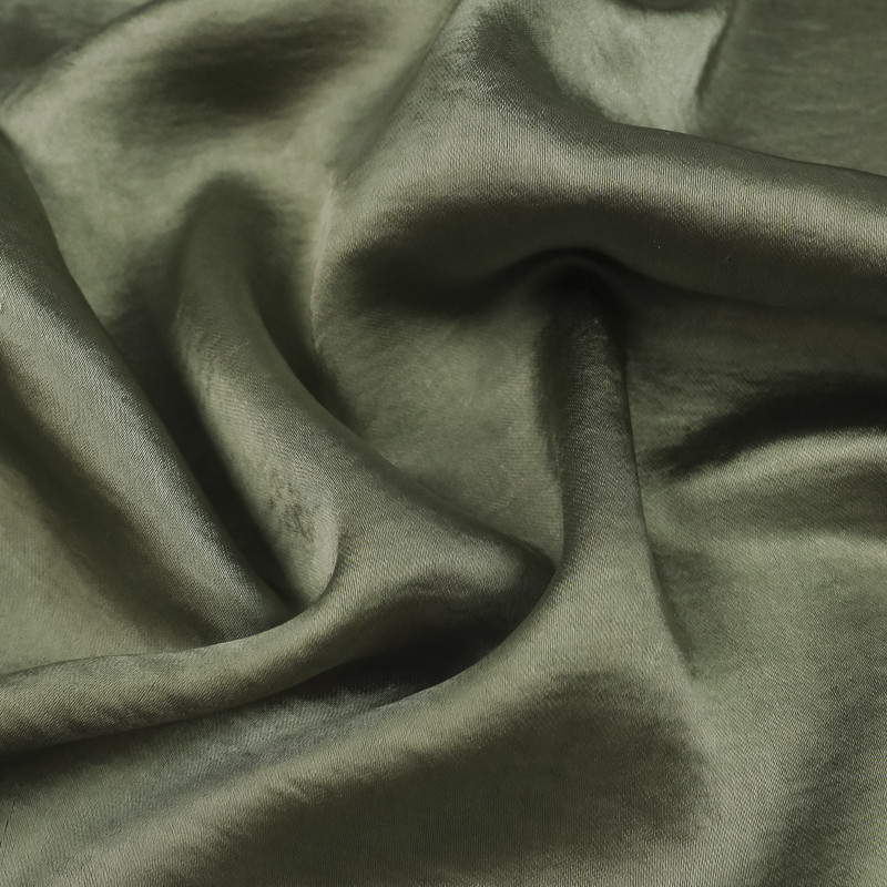 Tissu Satin Vert Une dernière Soirée - 10cm