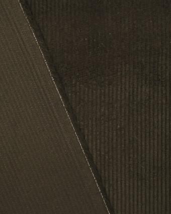 Tissu velours côtelé marron - Tous les tissus au mètre sur Mercerine