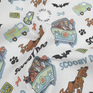 Tissu Scooby-Doo en Van - 10 cm