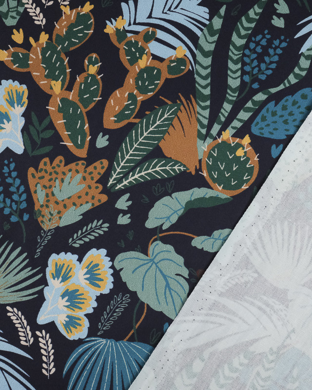 Tissu garden Nuit vibrant parfait pour votre déco !  Mercerine