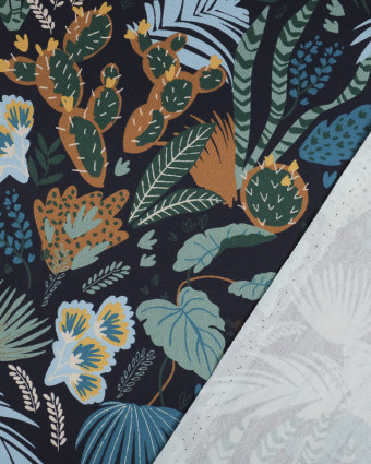 Tissu garden Nuit vibrant parfait pour votre déco !  Mercerine