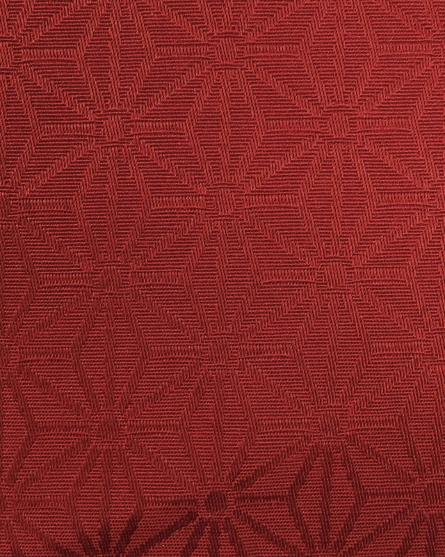 Nappe grande largeur : nappe enduite Kyoto Rouge - Mercerine