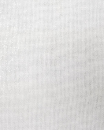 Entoilage thermocollant Oeko-Tex : tissé coton blanc 102gr - Mercerine