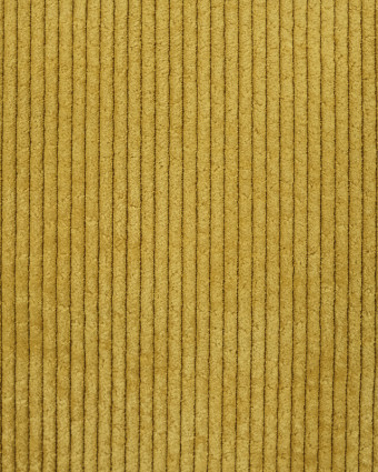 Tissu Velours côtélé Ocre - Mercerine