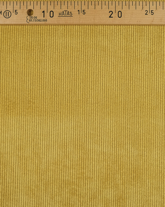 Tissu Velours côtélé Ocre - Mercerine