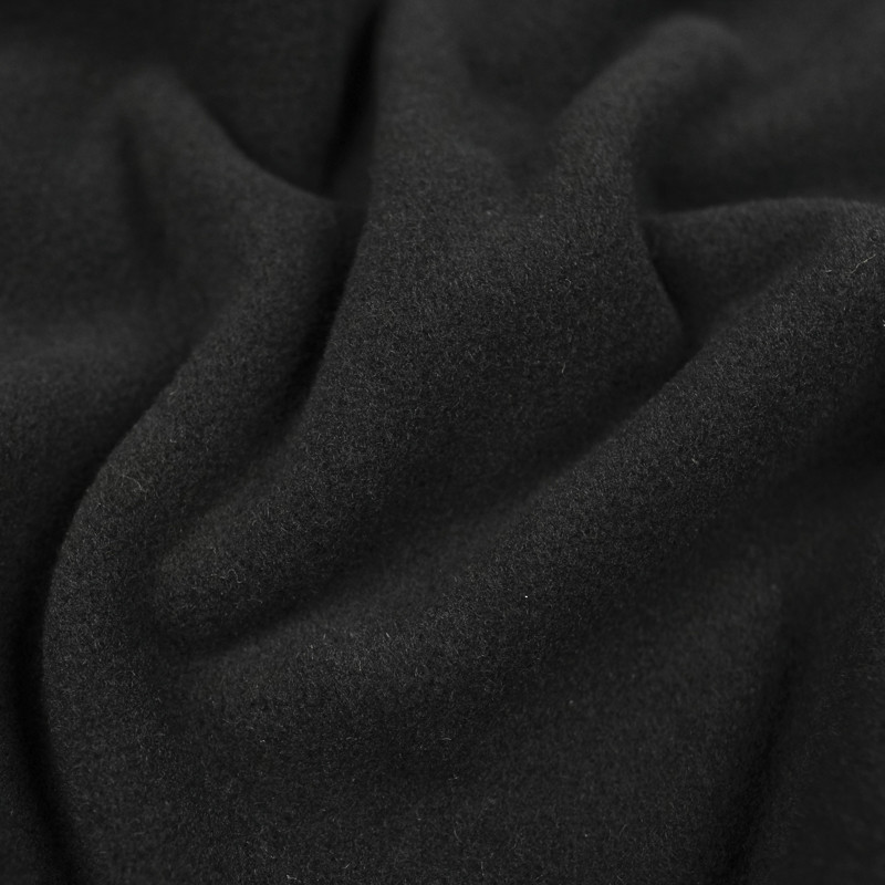 Drap de laine noir - 10cm