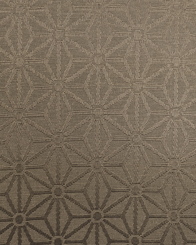 Nappe grande largeur : nappe enduite Kyoto taupe  - Mercerine
