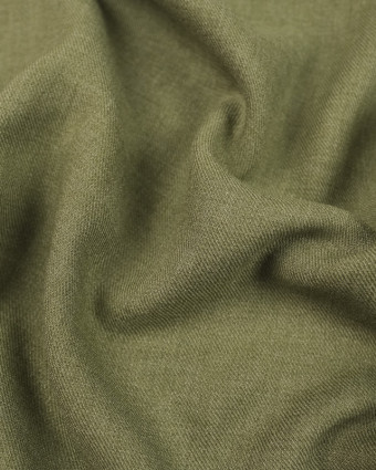 Viscose chiné kaki - 10 cm