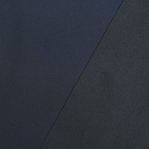 Tissu Softshell imperméable Marine - 10cm