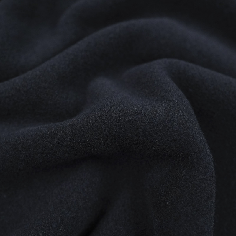 Drap de laine italien Bleu marine - 10cm