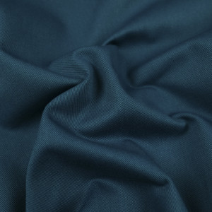 Sergé De Coton Bleu vert - 10cm