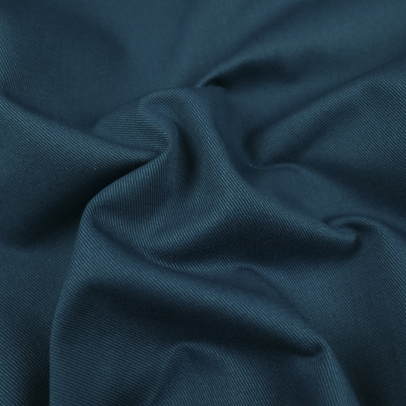 Sergé De Coton Bleu vert - mercerine