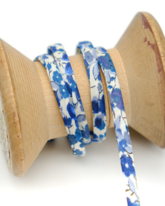  Cordon Liberty Emma and Georgina B bleu   -  Mercerine