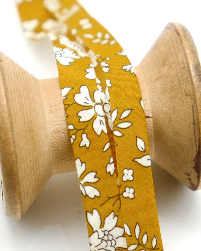 Biais Liberty Capel G jaune  - Mercerine