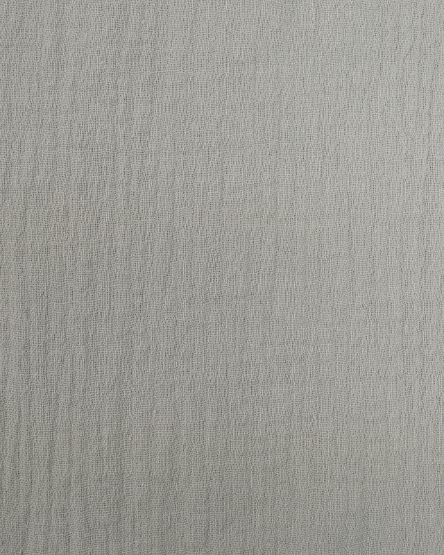 Tissu au mètre : double gaze coton gris - Mercerine