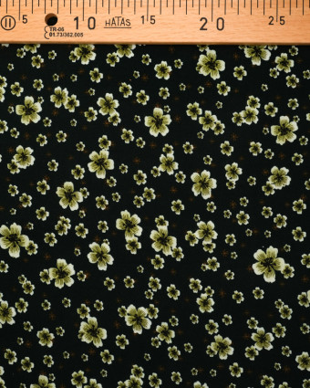 Tissu viscose Suzanne vert foncé - Mercerine