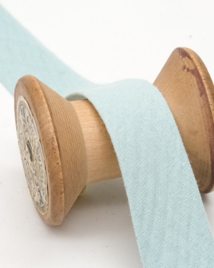 Biais couture double gaze oeko-tex menthe clair