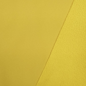 Tissu Softshell imperméable jaune - 10cm