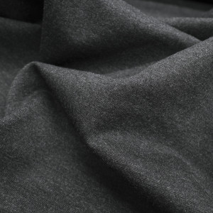 Tissu Jupe Pantalon Veste gris chiné - 10cm