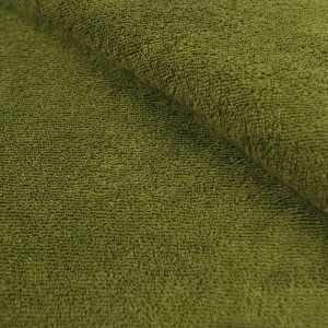 Tissu éponge Hotel épais vert olive - 10cm