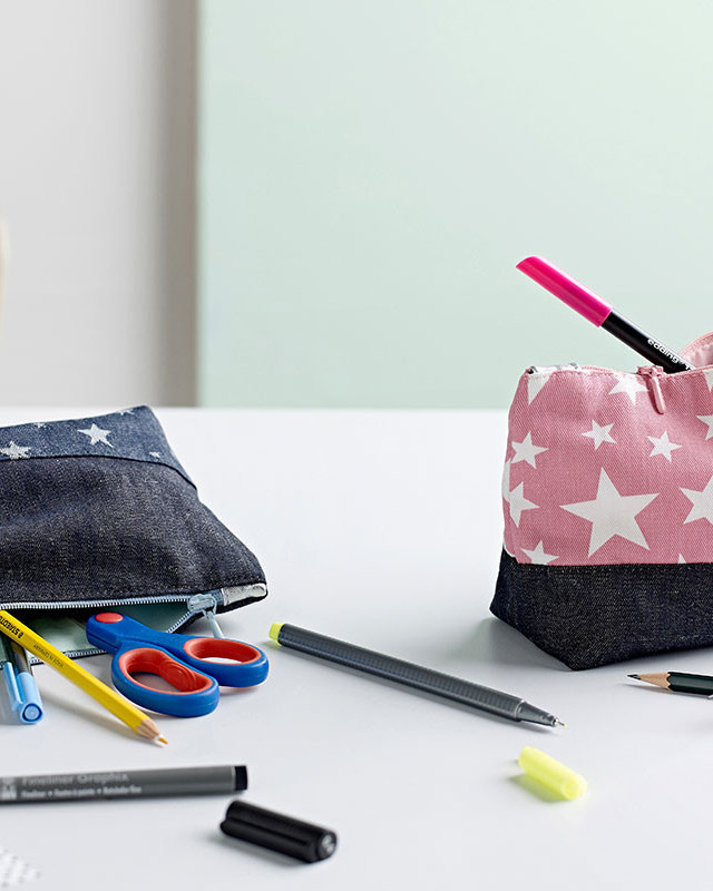 Patron de couture Cornet d'écolier / trousse / sac de sport : Burda 9256 - Mercerine