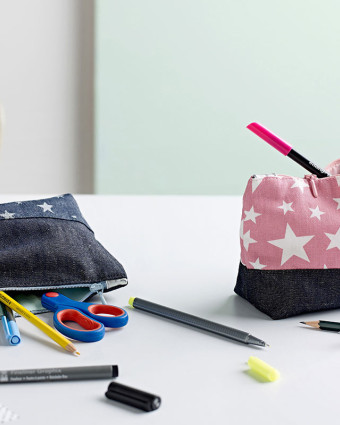 Patron de couture Cornet d'écolier / trousse / sac de sport : Burda 9256 - Mercerine