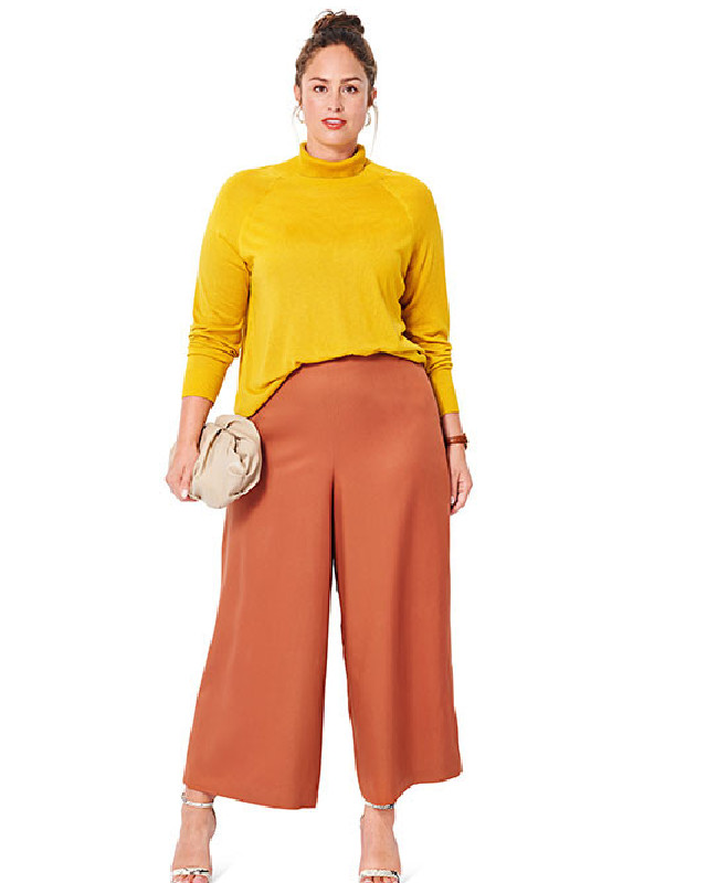 Patron de couture femme Pantalon portefeuille : Burda 6035 - Mercerine