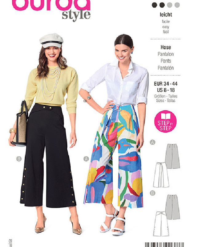 Patron de couture Pantalon : Burda 6032 - Mercerine