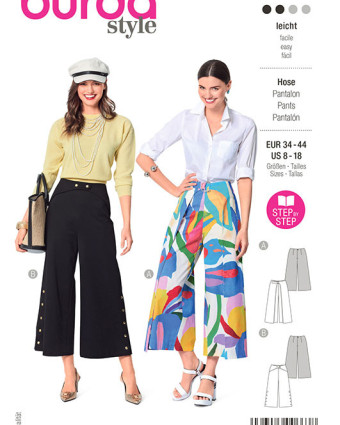 Patron de couture Pantalon : Burda 6032 - Mercerine