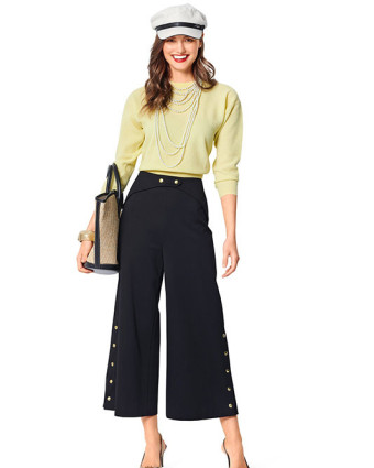 Patron de couture Pantalon : Burda 6032 - Mercerine