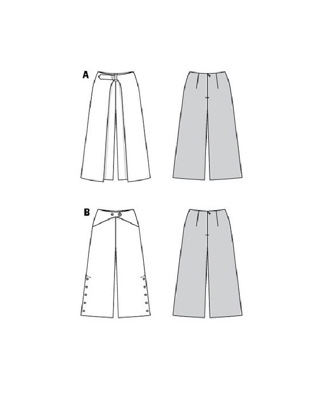 Patron de couture Pantalon : Burda 6032 - Mercerine