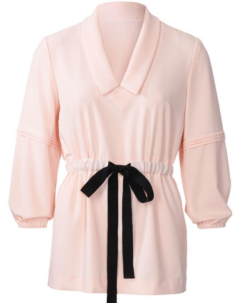 Patron femme robe / tunique resserré à la taille - Burda 6030