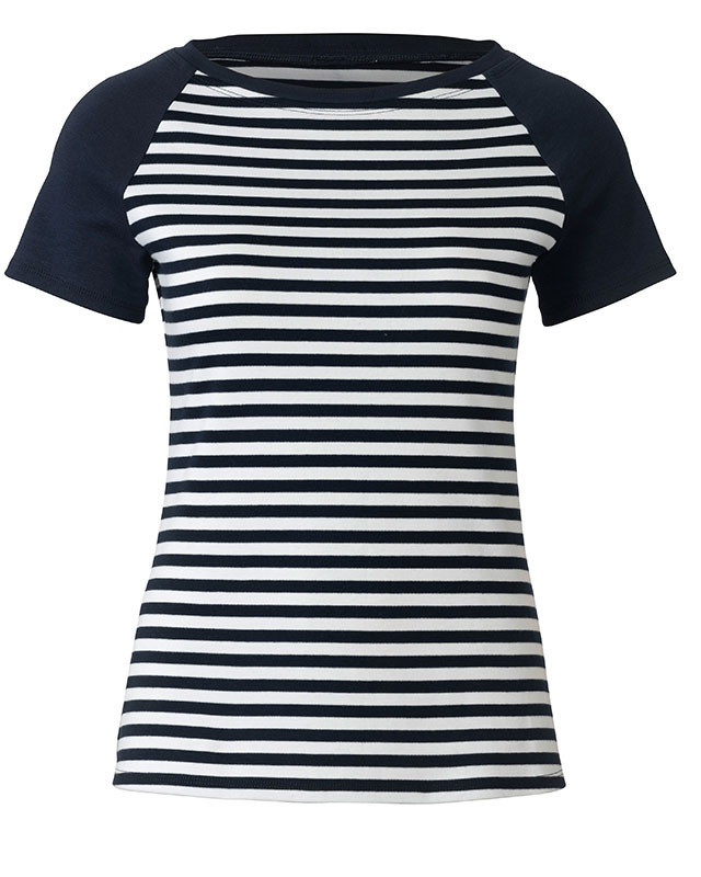 Patron de couture femme T-shirt manches raglans Burda 6028 - Mercerine