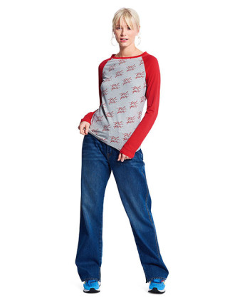 Patron de couture femme T-shirt manches raglans Burda 6028 - Mercerine