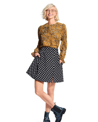 Patron de couture Jupe : Burda 6027 - Mercerine