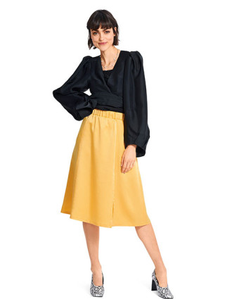 Patron de couture Jupe : Burda 6027 - Mercerine