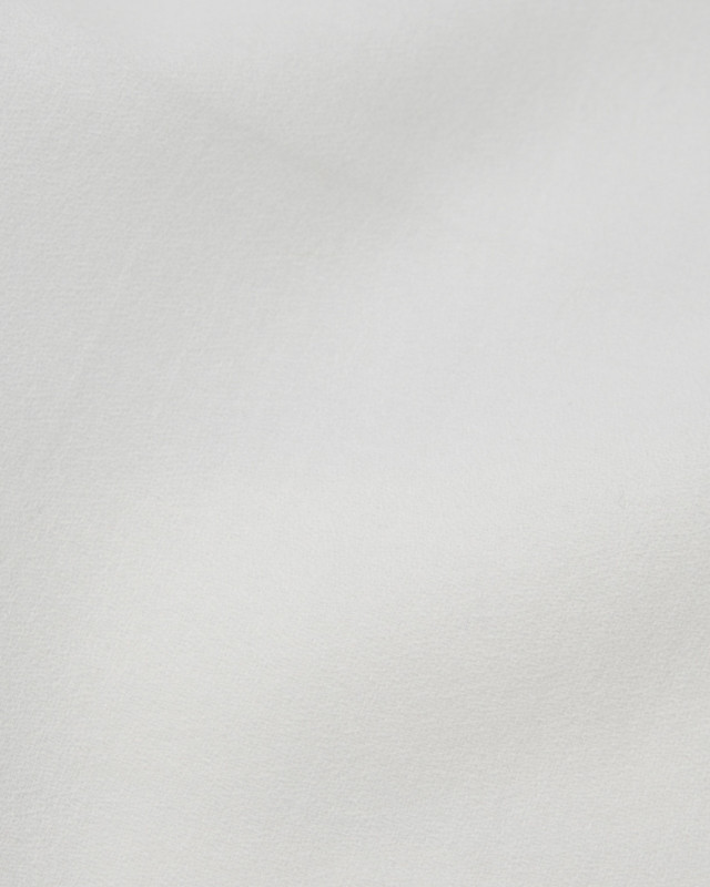 Tissu crepe de Coton blanc - Mercerine