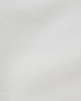 Tissu crepe de Coton blanc - Mercerine