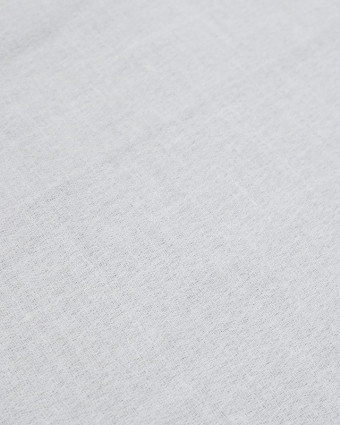 Tissu crepe de Coton blanc - Mercerine