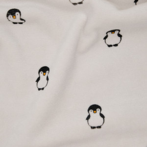Tissu pyjama pilou Pingouin...
