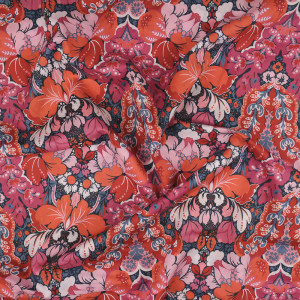 Tissu Liberty Fabrics Glastonbury rouge A - 10cm