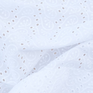 Broderie anglaise Blanc Leave...