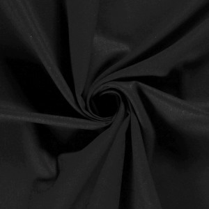 Viscose Lin Uni Noir - 10cm