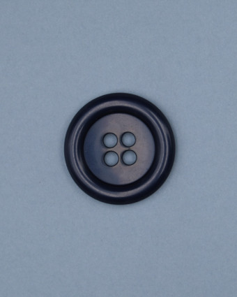 Grand Bouton vêtement : marine bourrelet 4 trous 36mm - Mercerine