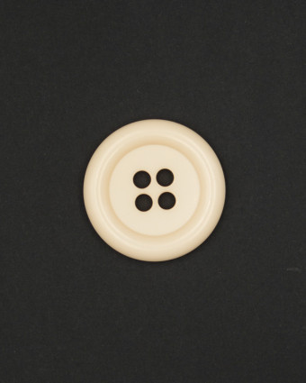 Grand Boutons couture : beige bourrelet 4 trous 36mm - Mercerine