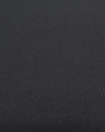 Achat de tissu en ligne : Viscose sergée noir - Mercerine